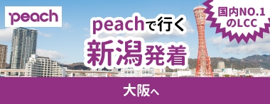 peach新潟発着♪
