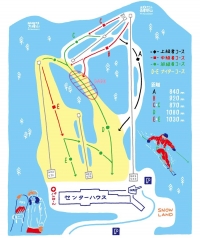 ノルン水上スキー場ゲレンデマップ